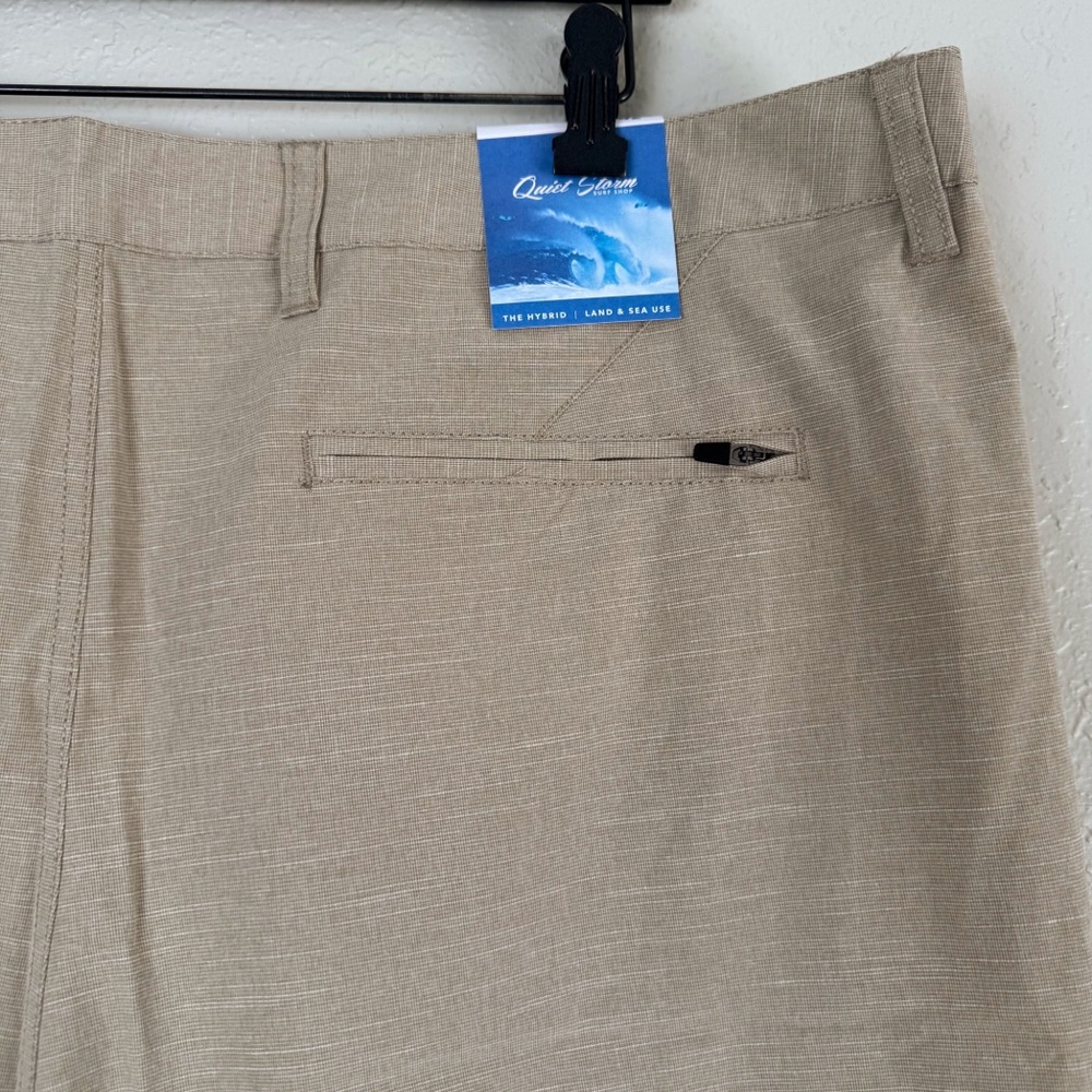NWT Quiet Storm Surf Shop The hybrid khaki heather shorts big and tall 42 - Picture 7 of 10